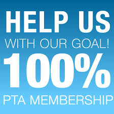 Help us with our goal of 100% PTA membership!